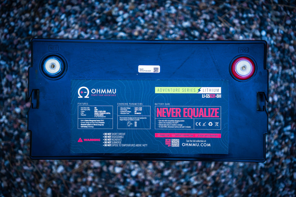 OHMMU Group 31 180Ah 12V Lithium Battery