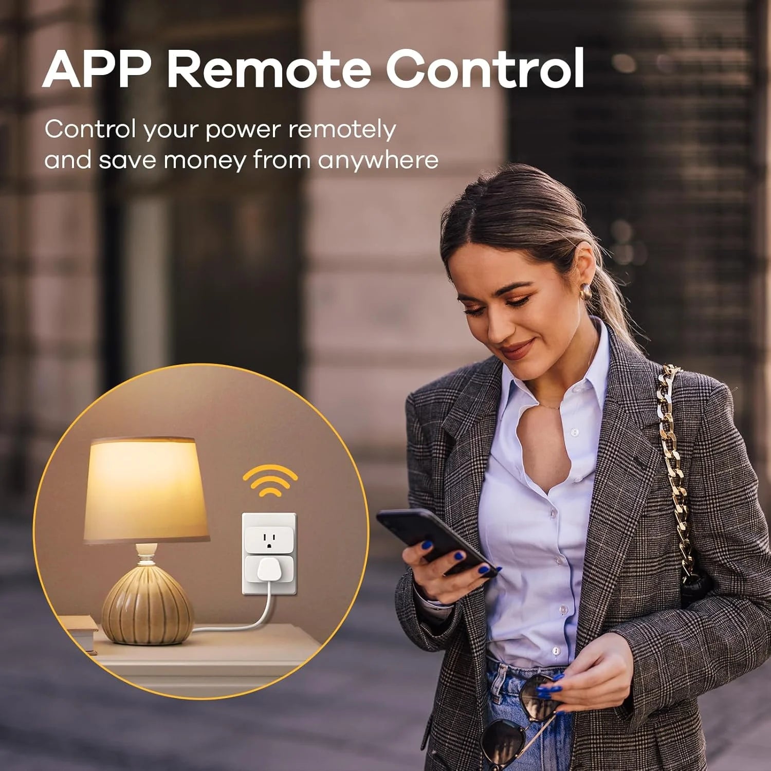 Matter Smart Plug, Wifi Smart Outlet 15A 1800W, Works with Apple Home Siri Alexa Google Home Smartthings, App Remote Control, Voice Control, Timer Schedule, 2.4Ghz Wifi, FCC Certified, 4 Pack