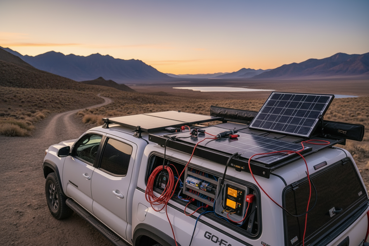Overland Tacoma Solar Hero Banner - No Person